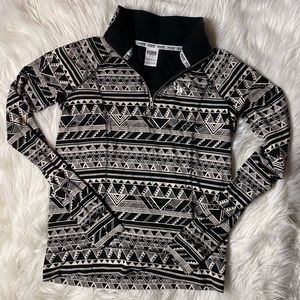 Victoria Secret PINK tribal pink quarter zip